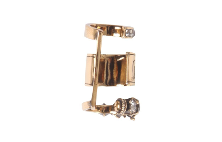 Shop Alexander McQueen 金色黃銅配件 688449J160T2832