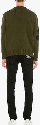 アレキサンダーマックイーン グラフィティ ニット プルオーバー セーター カーキ 684750Q1GBK3469 Shop アレキサンダーマックイーン グラフィティ ニット プルオーバー セーター カーキ 684750Q1GBK3469