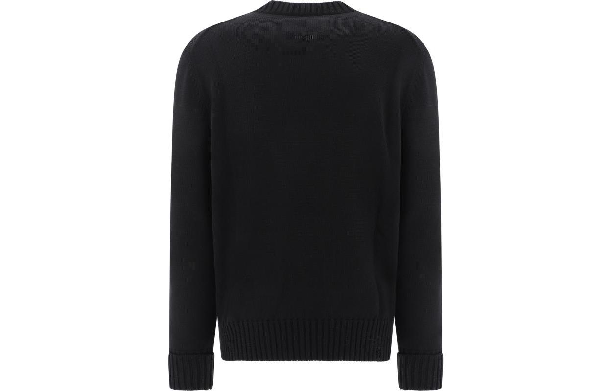Lookbook Alexander McQueen 塗鴉字母黑色長袖毛衣 626454Q1WZL1006