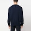 Shop Alexander McQueen Graffiti Logo Crewneck Sweater Navy Blue Mens. 626454-Q1WZL-4581
