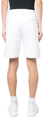 Alexander McQueen Seluar Pendek Logo Graffiti Putih SS23 Lelaki Kasual. 727690QUZ360900 Shop Alexander McQueen Seluar Pendek Logo Graffiti Putih SS23 Lelaki Kasual. 727690QUZ360900