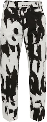 アレキサンダー・マックイーン グラフィティロゴプリント ストレートパンツ メンズ マルチカラー 704309-QTS62-9080 Order アレキサンダー・マックイーン グラフィティロゴプリント ストレートパンツ メンズ マルチカラー 704309-QTS62-9080