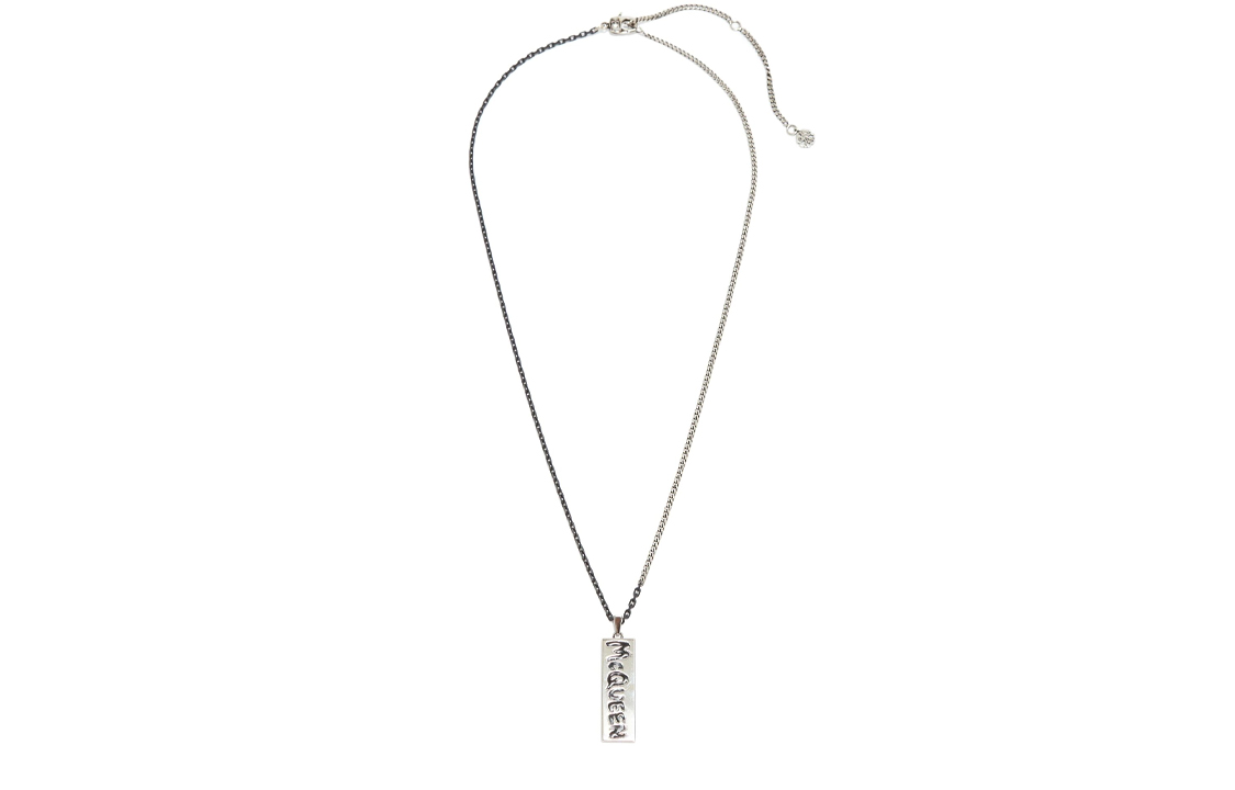 Lookbook 亞歷山大·麥昆古銀塗鴉項鍊 663862IAG2Y1060