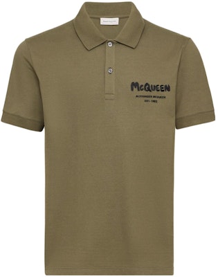 亞歷山大·麥昆塗鴉短袖深卡其色襯衫 662551-QXAAK-3380 Buy 亞歷山大·麥昆塗鴉短袖深卡其色襯衫 662551-QXAAK-3380