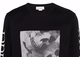 Details for Alexander McQueen 圖案印花長袖圓領T恤 男款 682522-QSZ67-0901