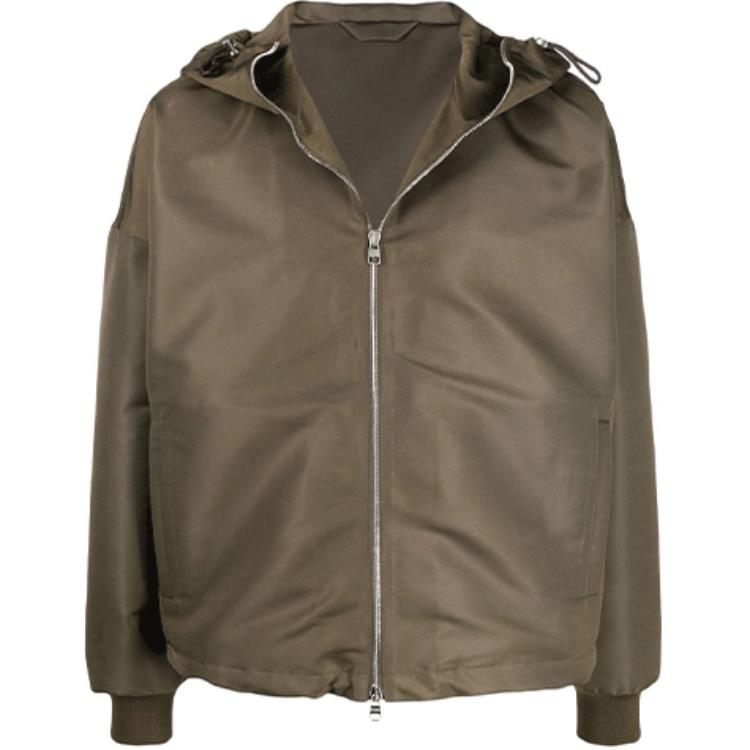 Alexander McQueen Graphic Print Solid Color Hoodie Jacket 687713-QSZ7B-0904