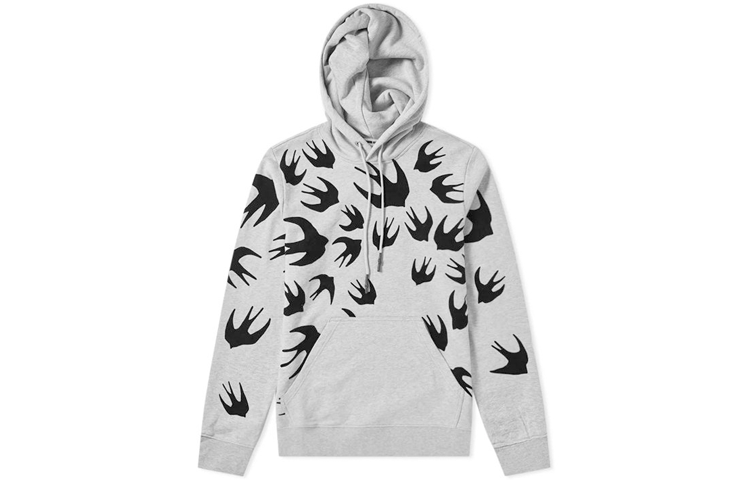 Alexander McQueen Gray Pullover Hoodie 545412-RLT87-1225