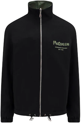 Chaqueta Verde con Cremallera y Cuello Alto para Hombre de Alexander McQueen. 766091-QTAAR-0519 Order Chaqueta Verde con Cremallera y Cuello Alto para Hombre de Alexander McQueen. 766091-QTAAR-0519