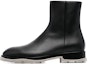 Buy Boot Separuh Kulit Alexander McQueen 'Hitam Kelabu' 682816WHFLF1002