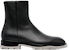 Boot Separuh Kulit Alexander McQueen 'Hitam Kelabu' 682816WHFLF1002