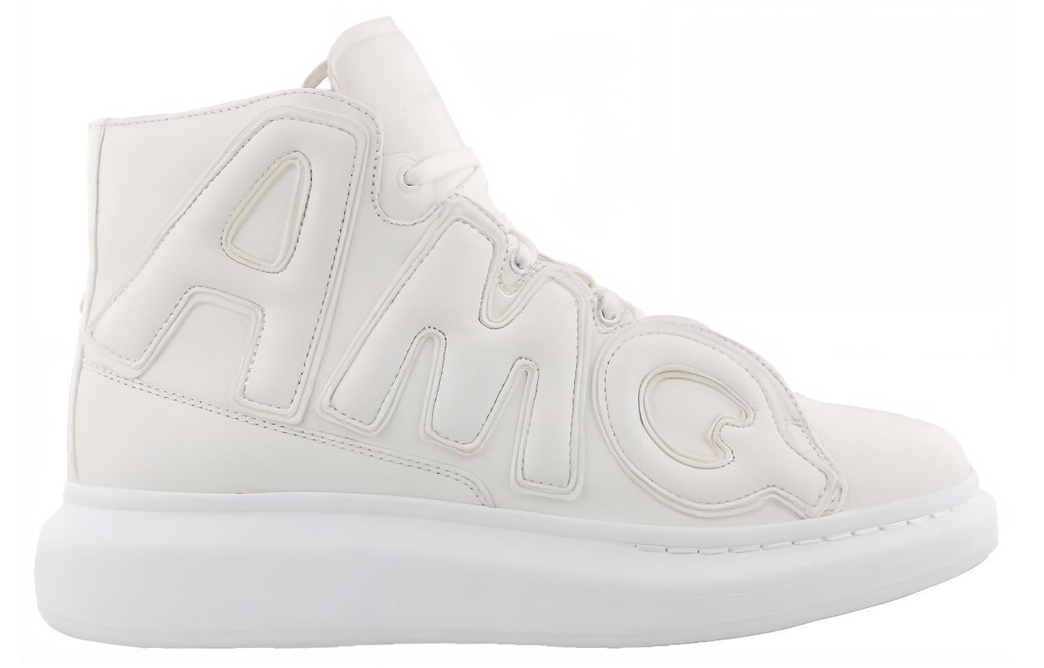 Alexander McQueen High Sneaker 'Maxi Logo - White' 圖 2