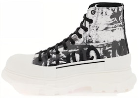 Alexander McQueen High Top 'Black and White' 782457WIATT9061 Alexander McQueen High Top 'Black and White' 782457WIATT9061