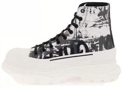 Alexander McQueen High Top 'Blanco y Negro' 782457WIATT9061 Buy Alexander McQueen High Top 'Blanco y Negro' 782457WIATT9061