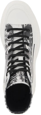 Alexander McQueen High Top 'Black and White' 782457WIATT9061 Lookbook Alexander McQueen High Top 'Black and White' 782457WIATT9061