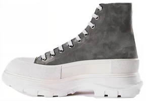 Alexander McQueen High Top 'Grey Leather' 627206WHWJ79288 Alexander McQueen High Top 'Grey Leather' 627206WHWJ79288