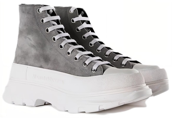Alexander McQueen High Top 'Grey Leather' 627206WHWJ79288 Lookbook Alexander McQueen High Top 'Grey Leather' 627206WHWJ79288