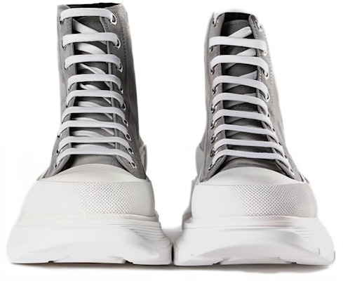 Alexander McQueen High Top 'Grey Leather' 627206WHWJ79288 Shop Alexander McQueen High Top 'Grey Leather' 627206WHWJ79288