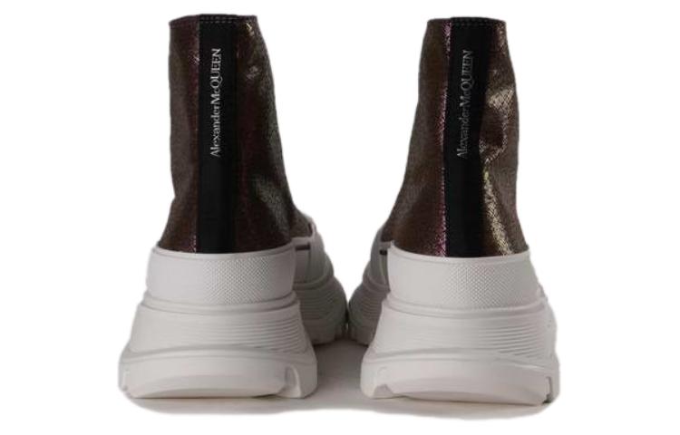 Shop Alexander McQueen High Top 'Purple Comfort' Kasut Tinggi Ungu 652754W4PB11311