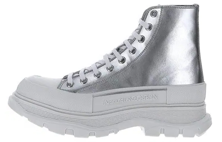 Alexander McQueen High Top 'Silver Fashion Strap' 705659W4TX18291