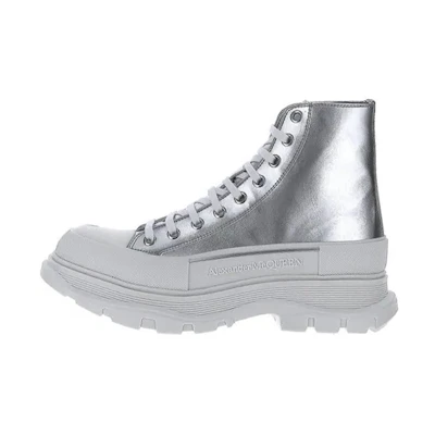 Alexander McQueen High Top 'Silver Fashion Strap'