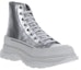 Order Alexander McQueen High Top 'Silver Fashion Strap' kasut lelaki. 705659W4TX18291
