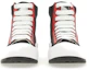Order Alexander McQueen Hoge Canvas Sneakers ''Zwart Rood'' 735797W4VW11037