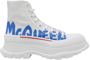 Alexander McQueen High Top Platform 'Cetakan Logo - Putih' 682420W4RQ99357 Purchase Alexander McQueen High Top Platform 'Cetakan Logo - Putih' 682420W4RQ99357