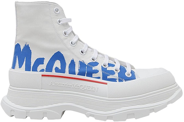 Alexander McQueen High Top Platform 'Logo Print - White' 682420W4RQ99357 Purchase Alexander McQueen High Top Platform 'Logo Print - White' 682420W4RQ99357