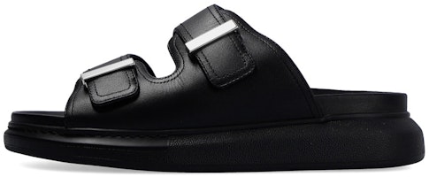 Alexander McQueen Hybrid 'Black Platform Slides' 652664WHXZE1081 Alexander McQueen Hybrid 'Black Platform Slides' 652664WHXZE1081