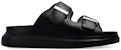 Alexander McQueen Hibrid 'Selipar Platform Hitam' 652664WHXZE1081