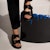 Alexander McQueen Hibrid 'Selipar Platform Hitam' 652664WHXZE1081