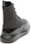 Alexander McQueen Hybrid 'Carved Details Lace-Up Ankle Boot' Black 628810WHYK21000