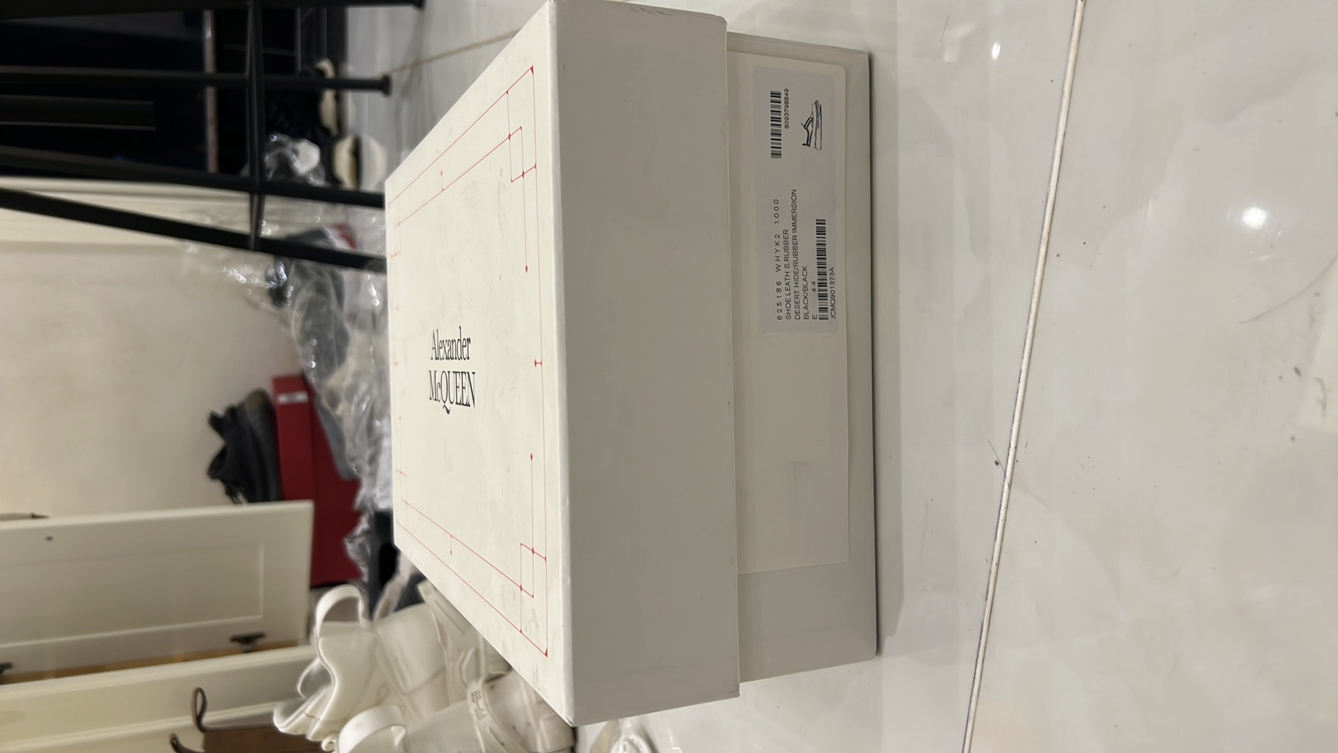 Alexander McQueen Hybrid 'Lace-Up Leather' 圖 3