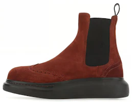 Alexander McQueen Hybrid 'Red Black Chelsea Boot' 662666WIA522360 Alexander McQueen Hybrid 'Red Black Chelsea Boot' 662666WIA522360