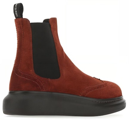 Alexander McQueen Hybrid 'Red Black Chelsea Boot' 662666WIA522360 Shop Alexander McQueen Hybrid 'Red Black Chelsea Boot' 662666WIA522360