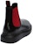 Alexander McQueen Hybrid Boots Tumit 'Hitam Merah' 586198WHX521066