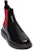 Alexander McQueen Hybrid Boots Tumit 'Hitam Merah' 586198WHX521066