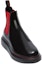 Shop Alexander McQueen Hybrid Boots Tumit 'Hitam Merah' 586198WHX521066