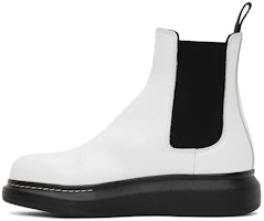 Alexander McQueen Hybrid Ankle Boot 'Ivory Black' 586198-WHX52-9160 Alexander McQueen Hybrid Ankle Boot 'Ivory Black' 586198-WHX52-9160