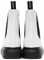 알렉산더 맥퀸 하이브리드 앵클 부츠 '아이보리 블랙' 586198-WHX52-9160 Purchase 알렉산더 맥퀸 하이브리드 앵클 부츠 '아이보리 블랙' 586198-WHX52-9160