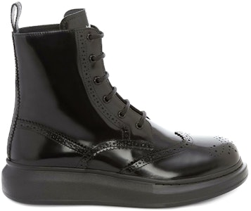 亞歷山大·麥昆混合式繫帶切爾西靴 黑色 Order 亞歷山大·麥昆混合式繫帶切爾西靴 黑色