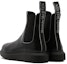 Shop But Alexander McQueen Chelsea Kulit 'Hitam Teras' 682486WIB511081