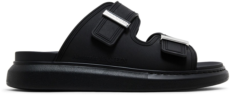 Alexander McQueen Hybrid Double Buckle Sandal 'Black' 663563-W4Q51-1081 Buy Alexander McQueen Hybrid Double Buckle Sandal 'Black' 663563-W4Q51-1081