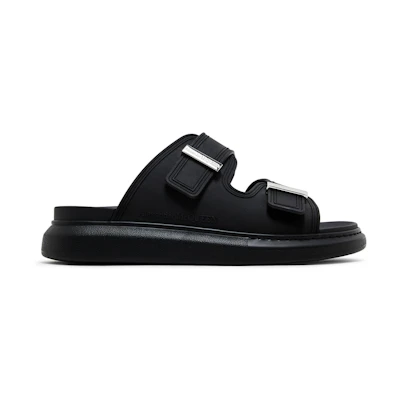 Alexander McQueen Hybrid Double Buckle Sandal 'Black'