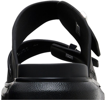 Alexander McQueen Hybrid Double Buckle Sandal 'Black' 663563-W4Q51-1081 Sizing Alexander McQueen Hybrid Double Buckle Sandal 'Black' 663563-W4Q51-1081