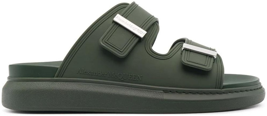 Alexander McQueen Hybrid Double Buckle Sandal 'Khaki' 663563-W4Q51-3084 Order Alexander McQueen Hybrid Double Buckle Sandal 'Khaki' 663563-W4Q51-3084