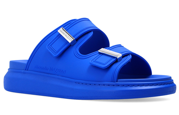 Order アレキサンダー・マックイーン ハイブリッド ダブルバックル サンダル (ネイビー) 663563W4Q514394