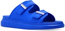 Order Alexander McQueen Hybrid Sandal Tumit Berganda 'Biru Tua' 663563W4Q514394
