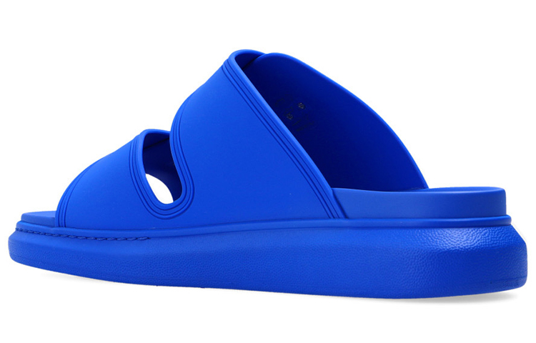 Lookbook アレキサンダー・マックイーン ハイブリッド ダブルバックル サンダル (ネイビー) 663563W4Q514394