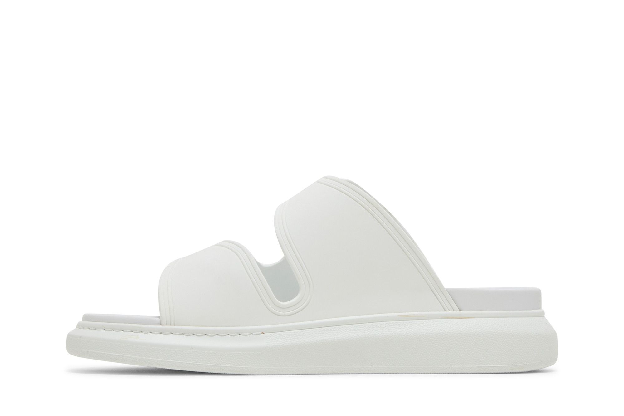 Lookbook Alexander McQueen Hybrid Dubbele Gesp Sandalen ''Nieuwe Ivoor'' 663563-W4Q51-9359